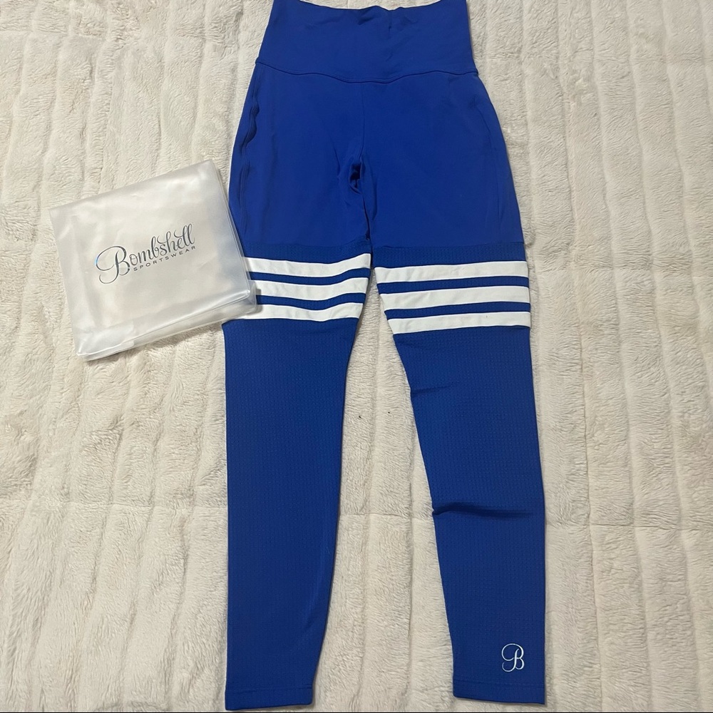 Bombshell royal blue leggings